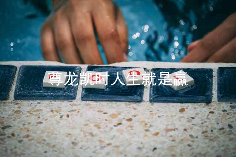 尊龙凯时人生就是赢
